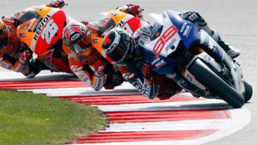 MOTOGP SPANYOL: Dovizioso Tercepat, Marquez Posisi 2, Rossi 10